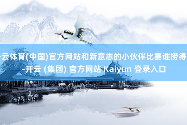 开云体育(中国)官方网站和新意志的小伙伴比赛谁捞得多-开云 (集团) 官方网站 Kaiyun 登录入口