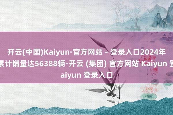 开云(中国)Kaiyun·官方网站 - 登录入口2024年方程豹累计销量达56388辆-开云 (集团) 官方网站 Kaiyun 登录入口